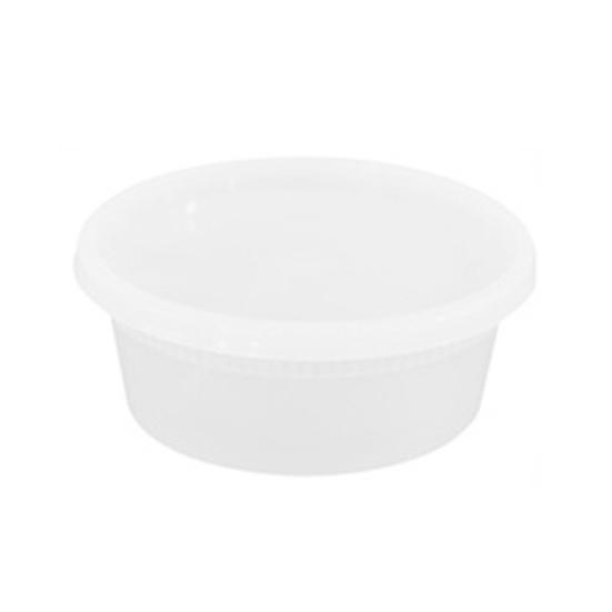 50-Pack Plastic Deli Food Containers with Lids BPA-Free Airtight Storage Container Leak-Proof Soup Containers Microwave Freezer Dishwasher