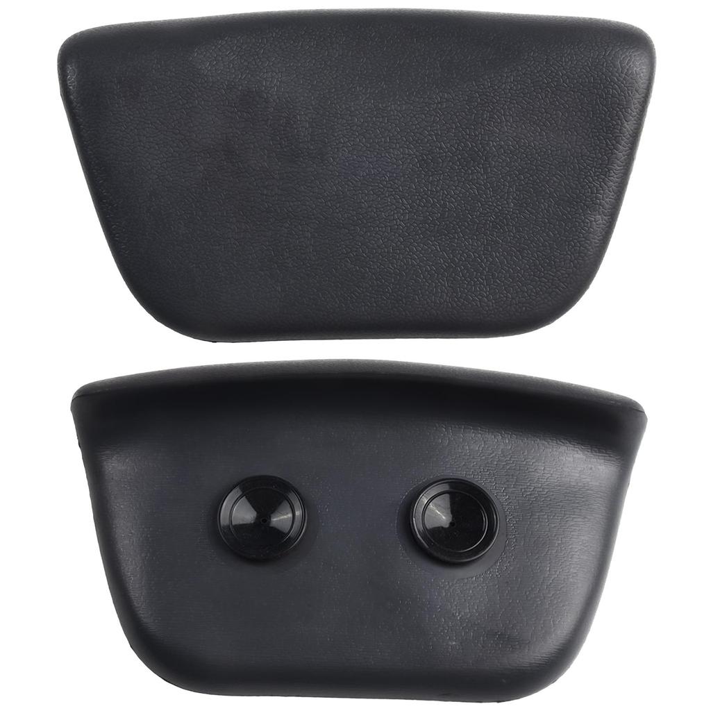 265*150*60mm Bathtub Pillow Comfortable Anti-slip Polyurethane 1pc Black