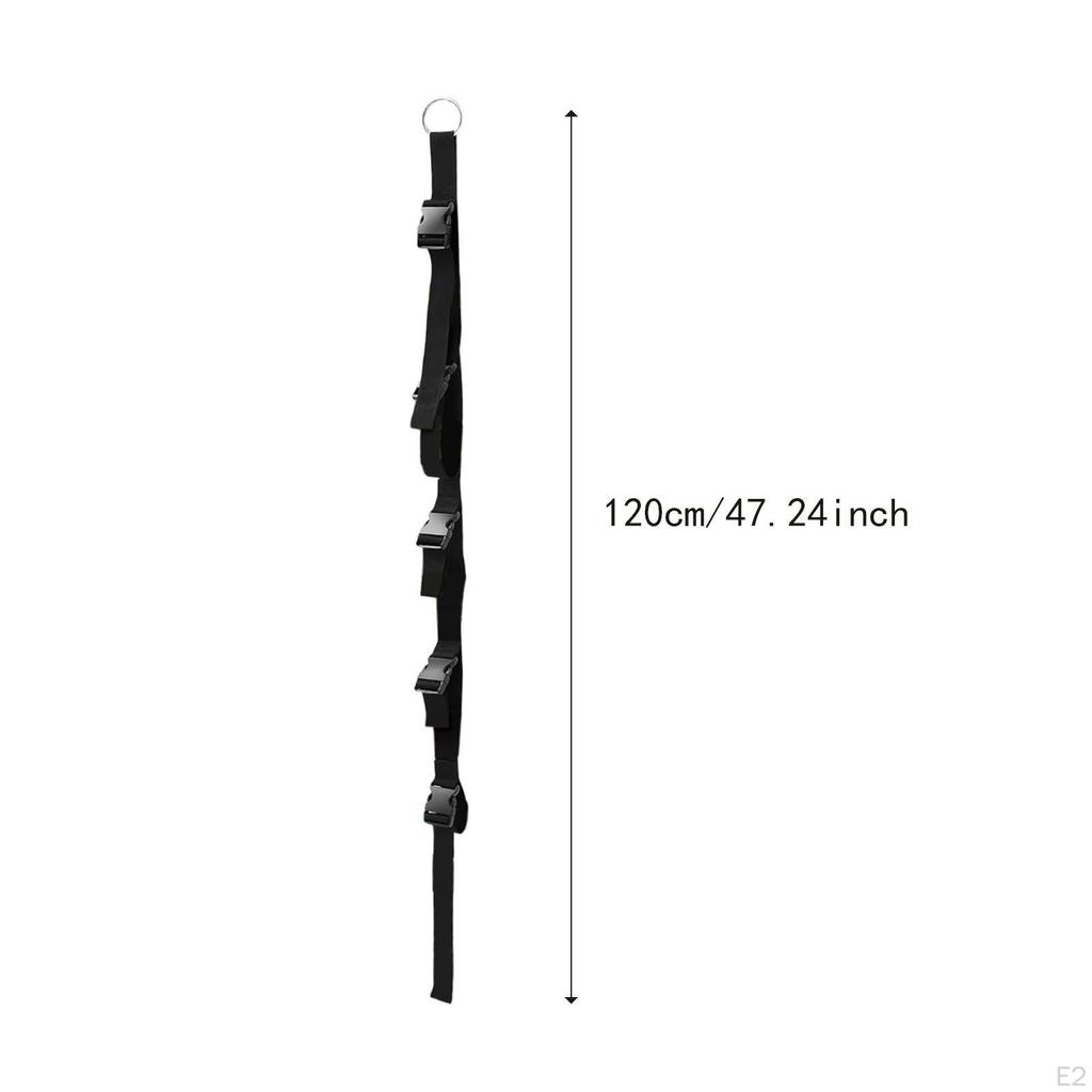 Organizér prodlužovacích kabelů s 5 sloty, prostorově úsporný závěs, popruh na kabely