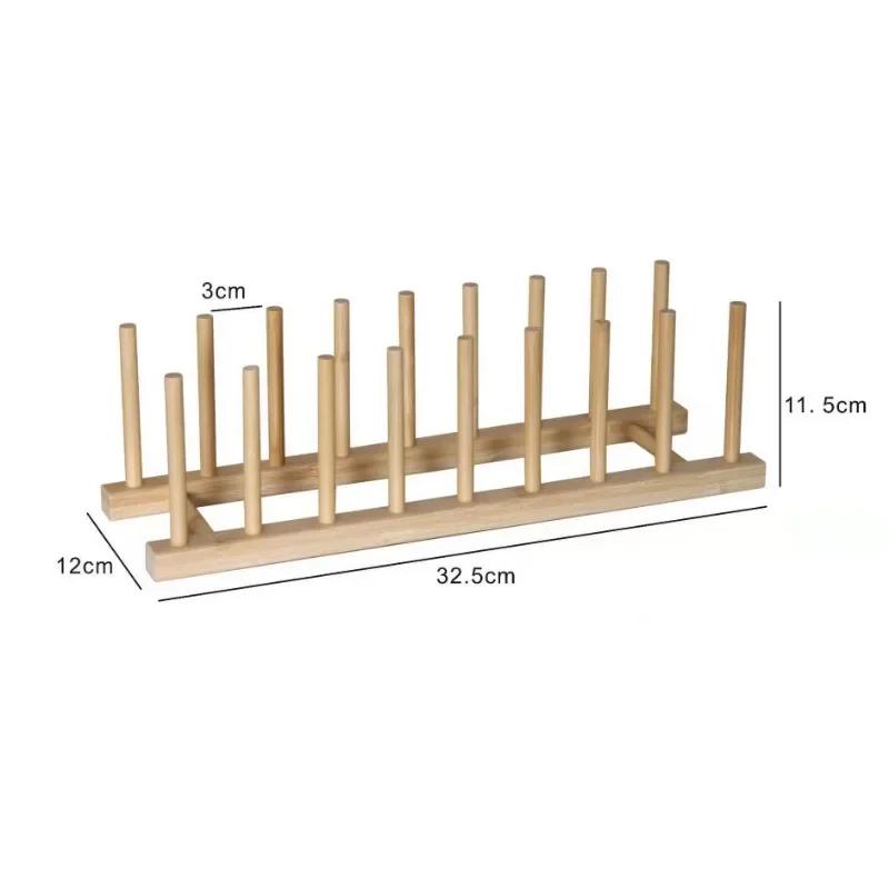 Стеллаж для слива кухонной посуды деревянные чашки для книг подставка для подноса полка для сушки тарелок полка для сушки тарелок для кухонного держателя 1236₽
