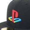 New Era 59FIFTY Cap PlayStation Collaboration Black Size 7 3/8 5950 PLAYSTATION 4COL PSFM BLK