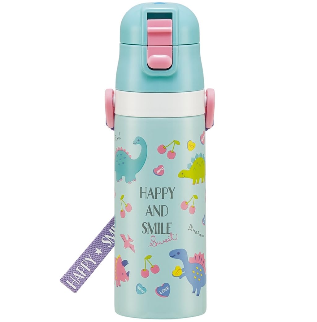 

Skater Water Direct Happy Smile Нержавеющая Спортивная Вода Детская Бутылка, Для Питья, 470 мл, & Дизайн, Изолированная, Сталь, Легкая, Бутылка, Детская