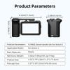 Quick Release Xplorer Grip Kit Handle Shutter Button Plastic Handle Street Grip Holder Frame Lightweight for DJI Osmo Action 6
