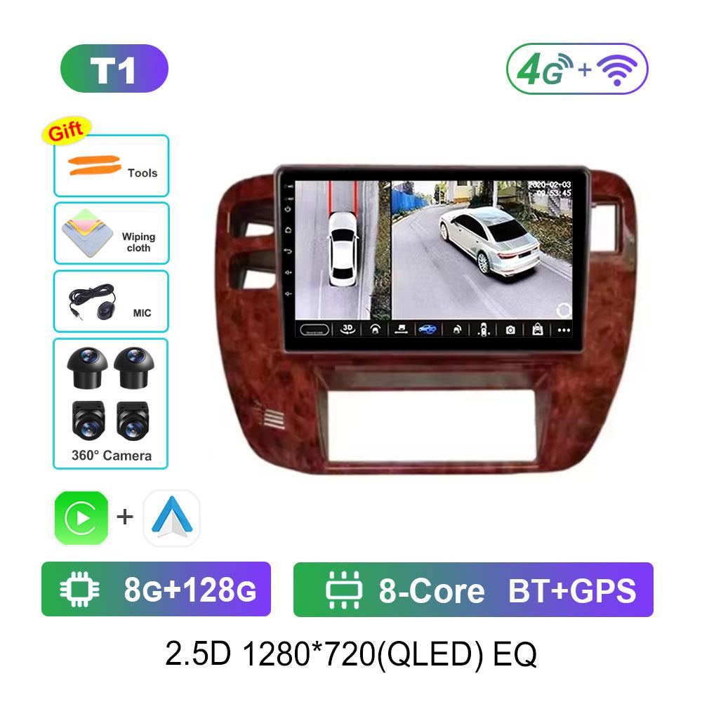 Bluetooth WiFi GPS Navigation Android 14 for NISSAN Patrol 1997 - 2005 Touch Screen Car Radio Multimedia Player 4G DSP Stereo