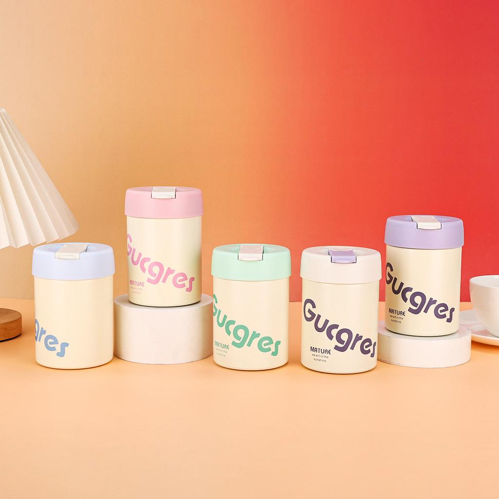 New Stainless Steel Straight Drink Ton Ton Cup Mini Car Portable Thermos Cup High Appearance Level Girl Sippy Cup