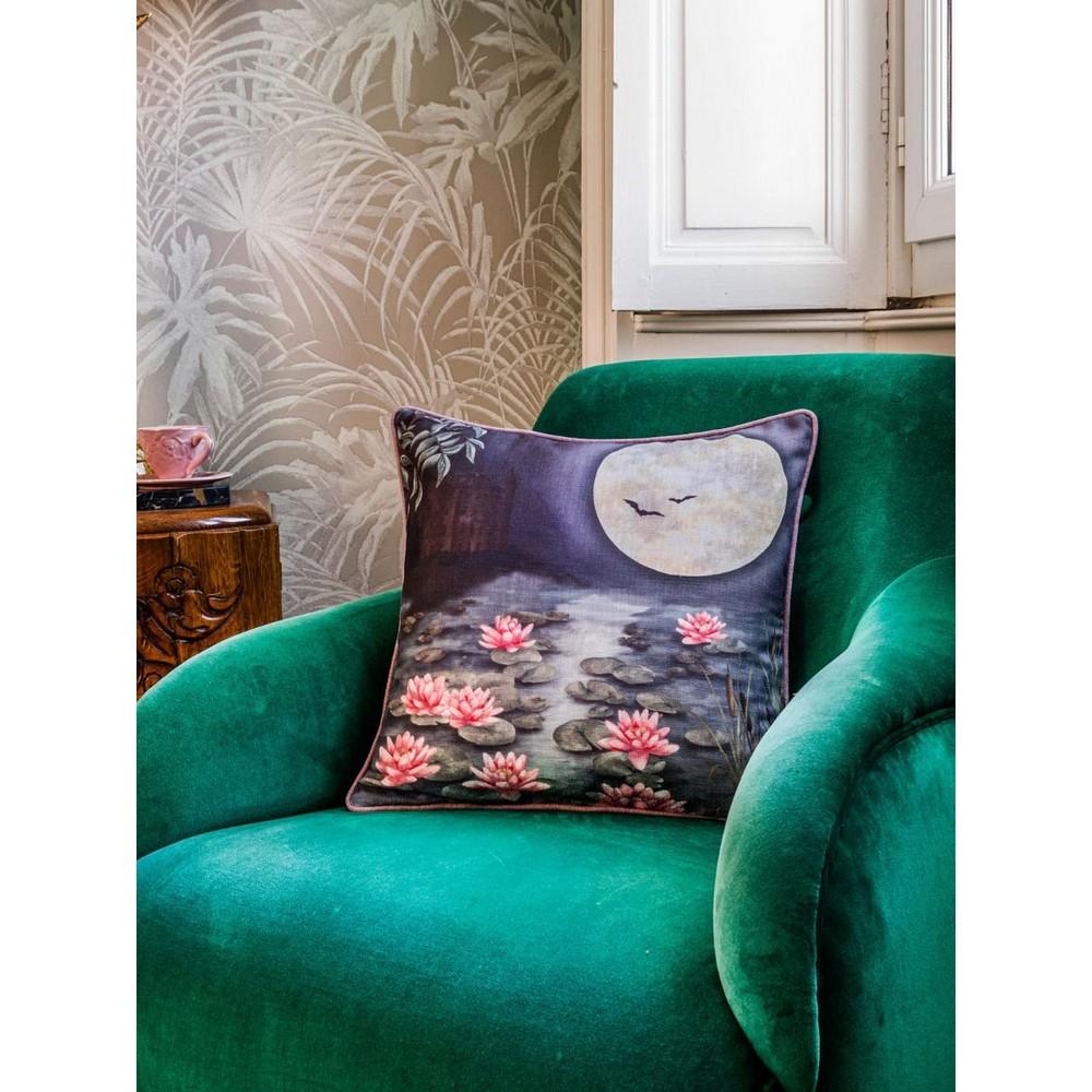 The Chateau by Angel Strawbridge Lily Filled Cushion