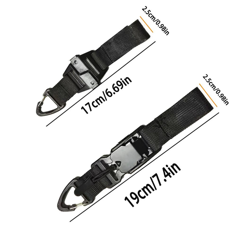 Outdoor Tactical Multi-purpose Triangle Quick Release Buckle Multifunctional Backpack Belt Quick Nylon Hanging Buckle