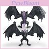 Modellino Mostro Pipistrello Creatura Fantasy per Bambini in Materiale PVC per Collezionismo e Gioco