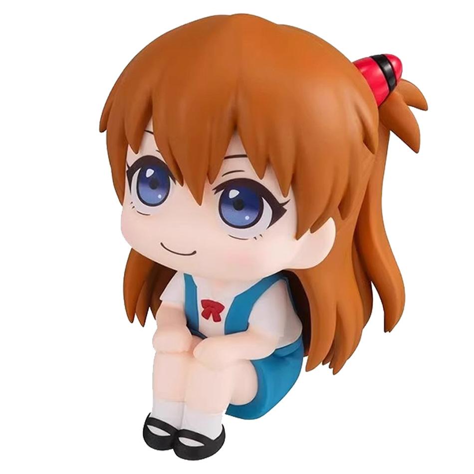 Two Styles Anime Neon Genesis Evangelion Eva Ayanami Rei Kawaii Figure Pvc Model Toys Doll Collect Ornaments Gifts