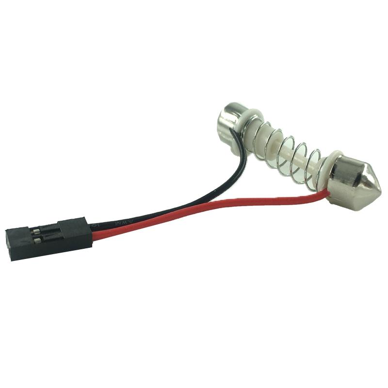 10Pcs BA9S/Festoon/T10 W5w Car Auto Led Bulb Light Wire Harness Adapter BA9S/Festoon/T10 Socket Holder For License Plate Lights T10 Adapter