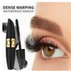 4D voděodolná hustá kudrnatá černá řasenka zahušťující a dlouhá kulma Dlouhá řasenka oční make-up Fáze make-upu Sensation