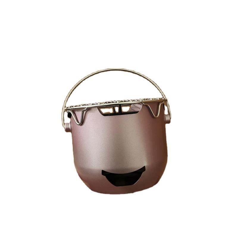 Oem Stainless Steel Portable Outdoor Barbecue Stove Gas Induction Compatible 1-2l For Outdoor Camping Stove фиолетовый