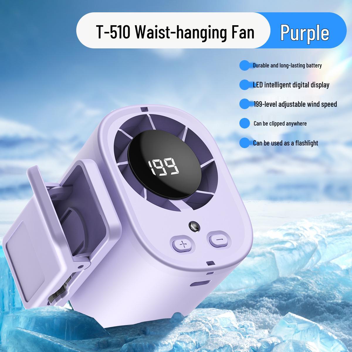 2026 New Style High-Speed USB Rechargeable Portable Mini Fan with Umbrella Clip and Hangable Design