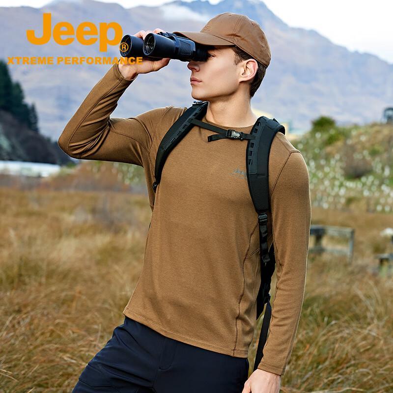

Jeep Men s Breathable Outdoor Long-Sleeve T-Shirt L