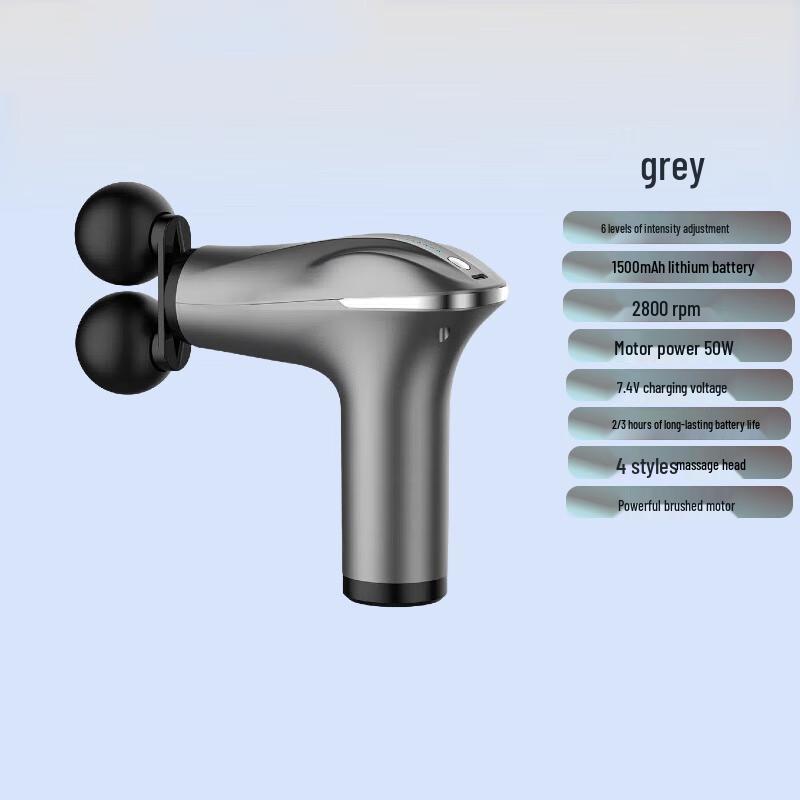 Portable Dual-Head Fascia Massage Gun