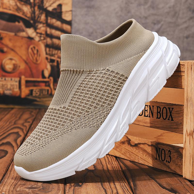 

Running Shoes Men Women Lightweight Breathable Mesh Sneakers Non Slip Casual Sports Shoes for Walking Jogging Gym Workout 36 хаки