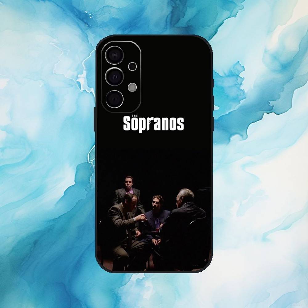 

The S-Sopranos TV Phone Case For Samsung S 25,24,23,22,30,21,10,9,Ultra,Plus,Lite,FE,4,5 G Soft Black Case Samsung S22plus5G