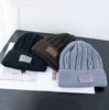 Unisex Letter Label Beanie Hat Fashion Winters Hats Male Female Outdoor Classic Keep Warm Winter Cap