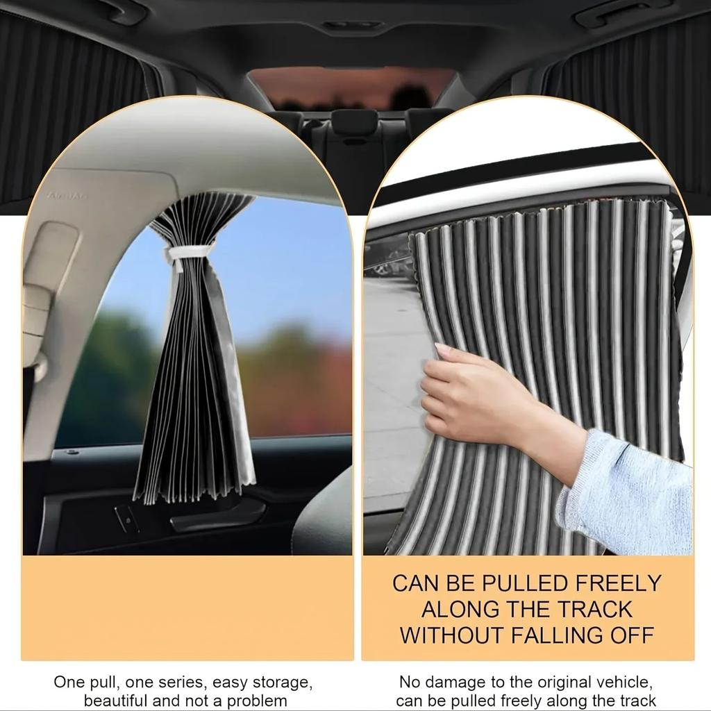 2/4pcs Car Blinds Car Camping Window Covers Car Window Shades Car Window Shades Portable Car Window Shades Adjustable