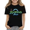Children's Casual Fashion Cartoon Print Short-sleeved T-shirt Top