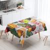 Food Theme Tablecloth Waterproof and Oil-proof Tablecloth Nordic Style Kitchen Tablecloth Modern Home Decoration
