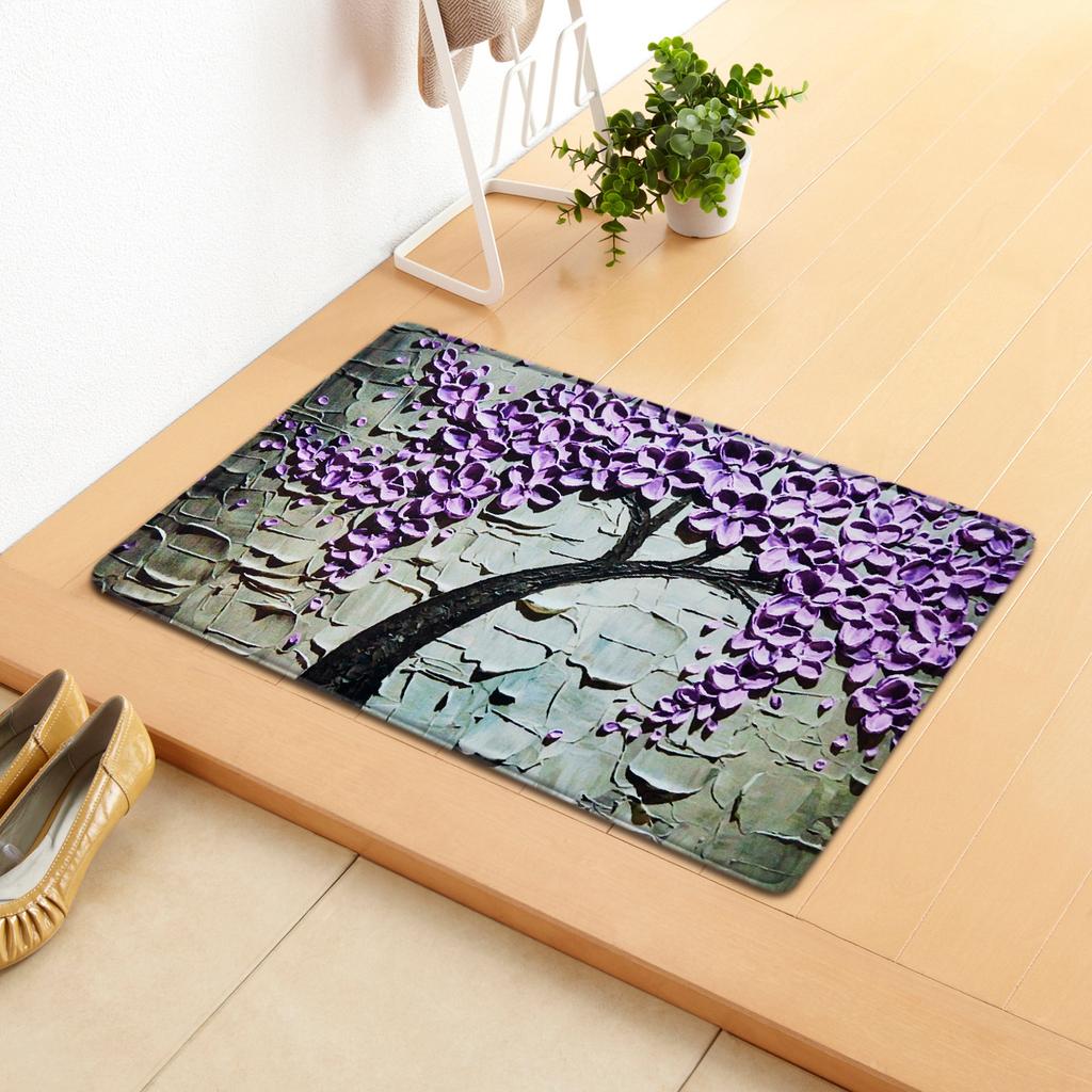 Creative Home Door Mat Water Absorbent Non-Slip Mat Living Room Kitchen Floor Mat Bedroom Carpet