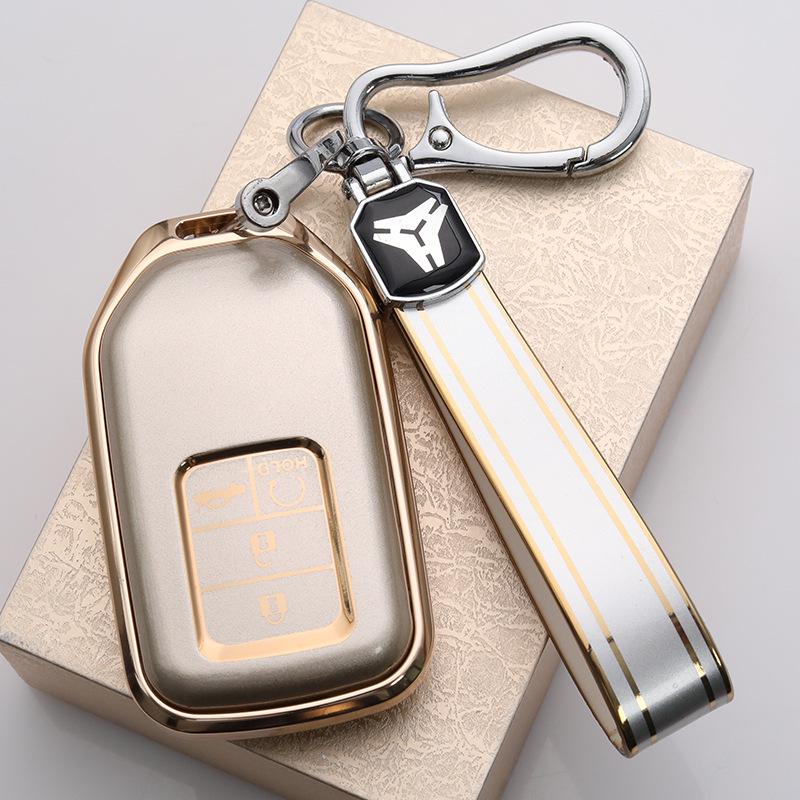 Aluminiumlegierung Auto Schlüsselabdeckung für Honda Fit, Accord, XRV, 10. Generation Lingpai, Xiangyu