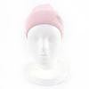 Pristine CHANEL Knit cap COCO Mark Heart Rhinestone pink cashmere Women Used