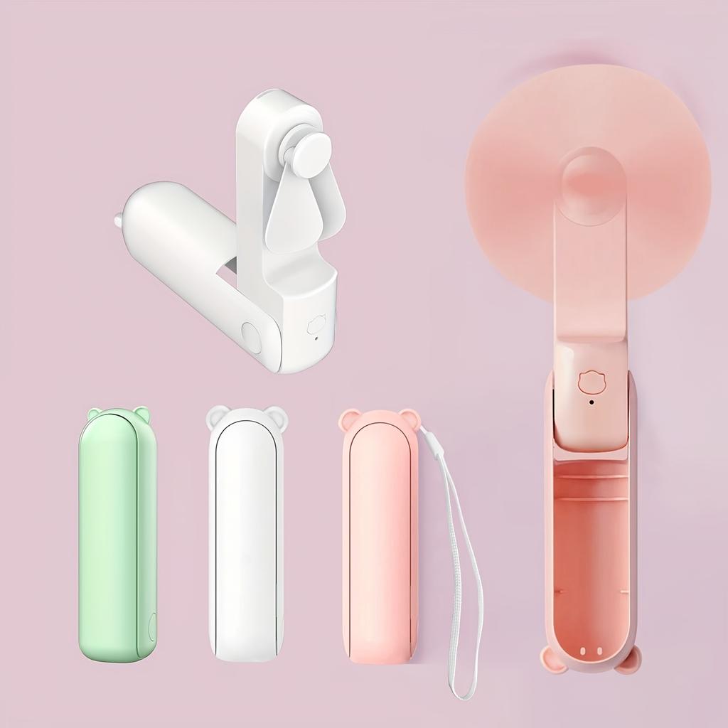 Portable Mini Fan USB- with 3-Speed Adjustable Quiet Cooling Fan Lightweight Handheld Personal Cooling Blower for Women/Men,, Travel, Outdoor