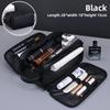 Borsa da toeletta da uomo in PU con scomparti multipli e separazione asciutto/bagnato per viaggi e uso quotidiano