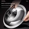 Jinlongxing Stainless Steel Tempered Glass Wok Lid
