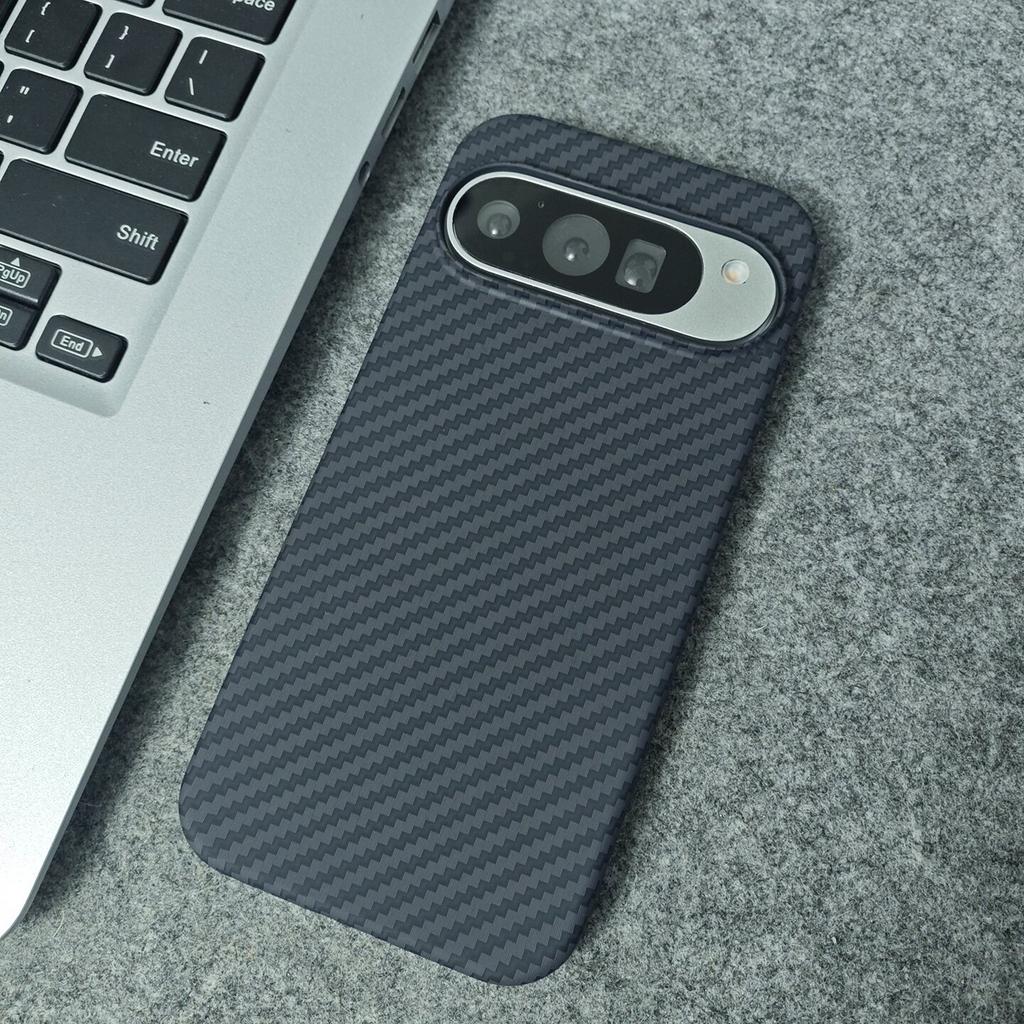 Case For Google Pixel 10 Pro XL Pixel 9 Pro Matte Hard Carbon Fiber Texture Pattern Light And Thin Phone Cover Bumper