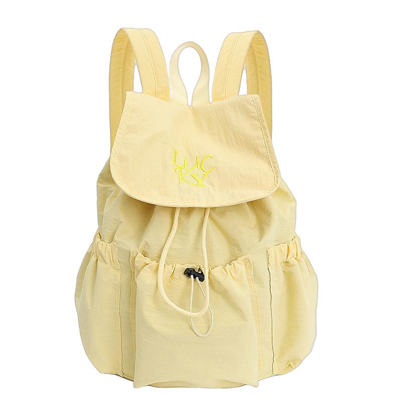Schoolbag Korean Schoolbag Backpack 1011 Summer New Fashion Street Fashion Casual Backpack Large Capacity Mountaineering Bag Women