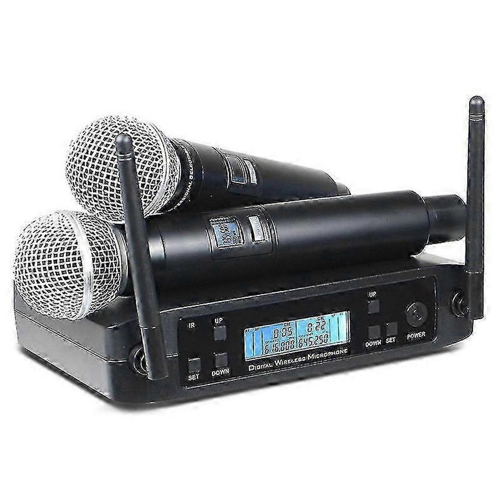 Sistema Microfonico Dinamico UHF Shure GLXD4 per Canto sul Palco e Discorso con Portata 80M