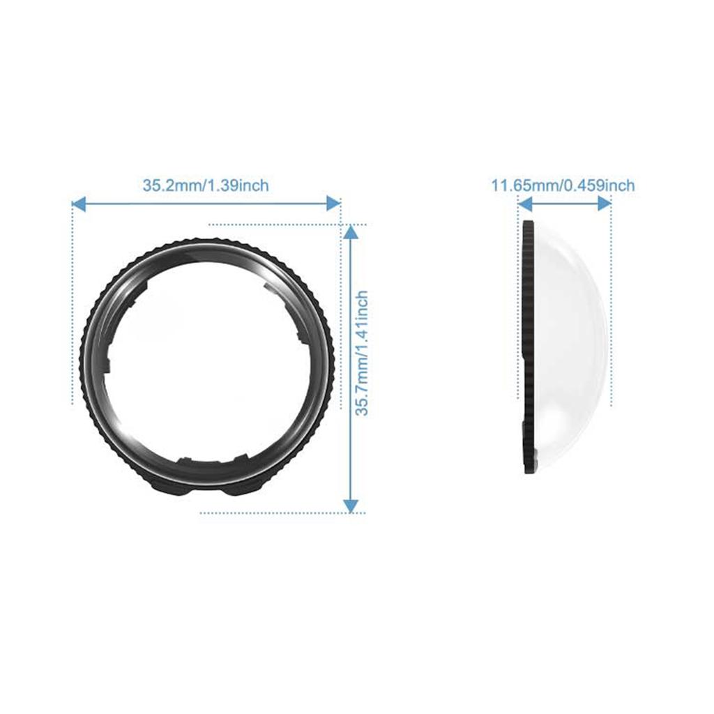 Lens Protector Tempered Glass Protective Lens Cap Cover for Insta360 X4 Air Camera Accessories