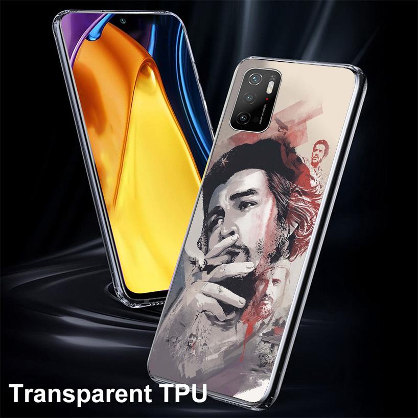 Che Guevara Cigarett Phone Case For Xiaomi Poco X7 X6 X5 Pro F7 Ultra Redmi 15C 15 13 13C 12 12C 10 10A 10C 9 9A 9C 9T Cover Poc