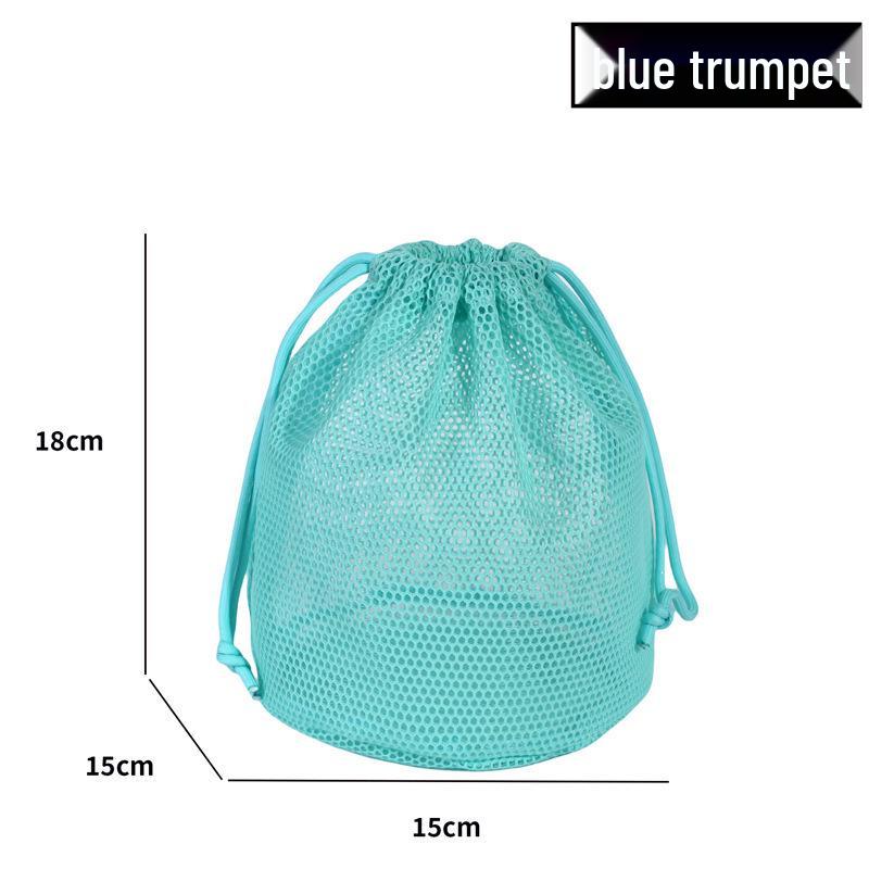 Portable Transparent Mesh Makeup Bag & Travel Toiletry Organizer