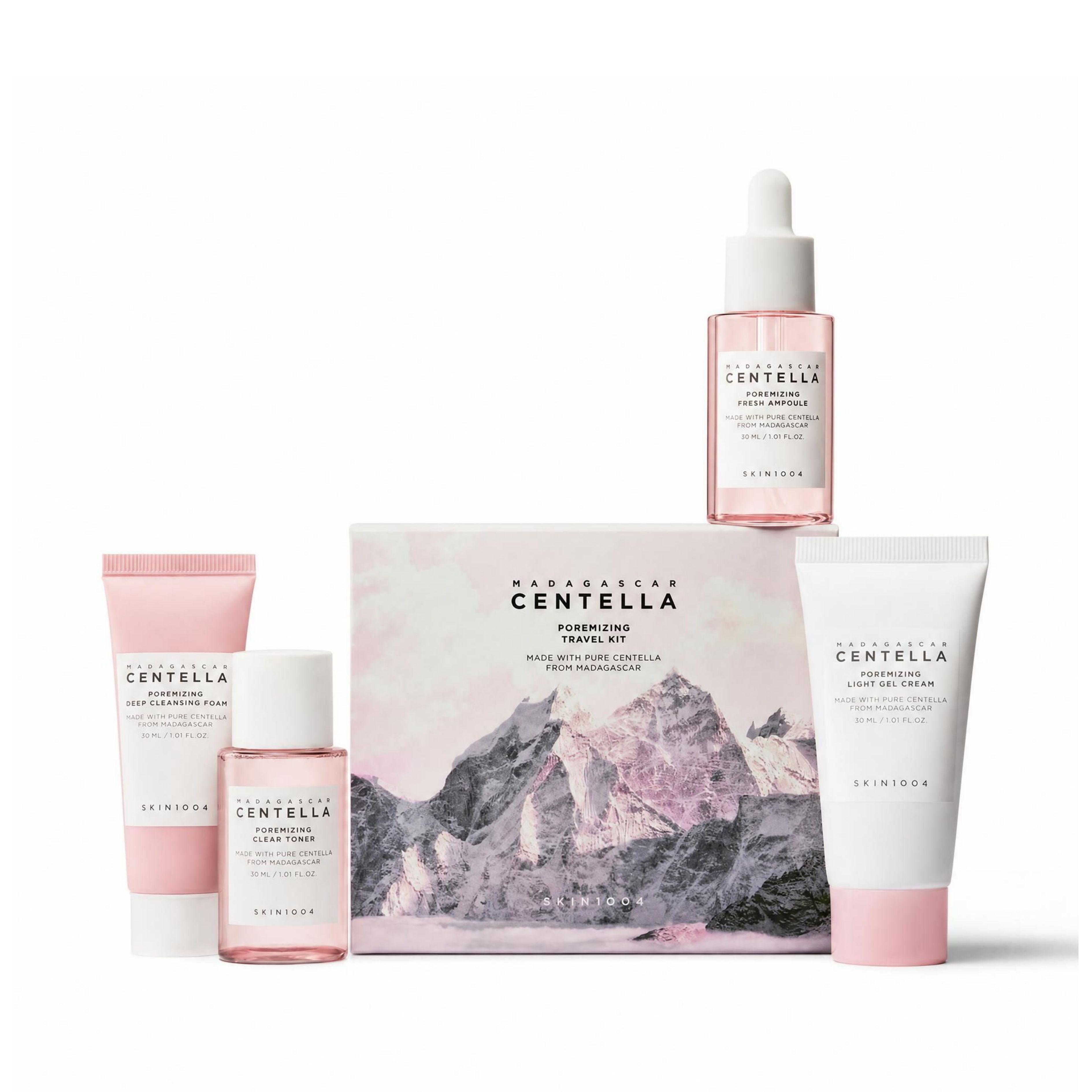 SKIN1004 Madagascar Centella Poremizing Travel Kit 4-Step Pore Care Set