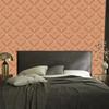 Geometric Orange and Peach Rhombus Wallpaper 50x1000