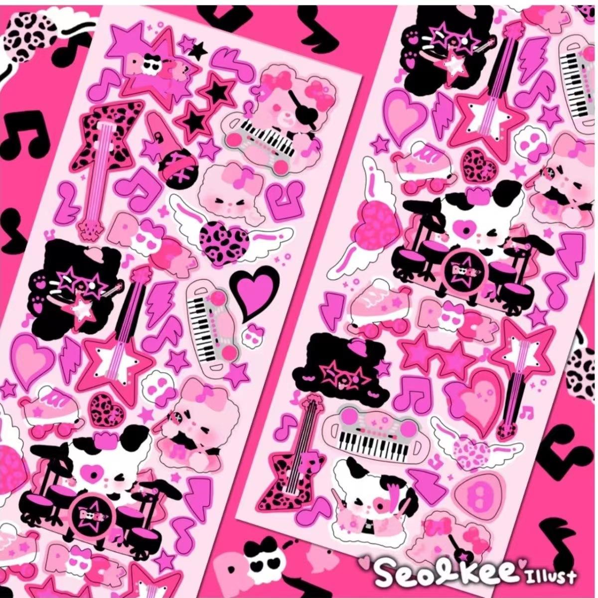 Корейская популярная мультяшная наклейка того же стиля — фото 3