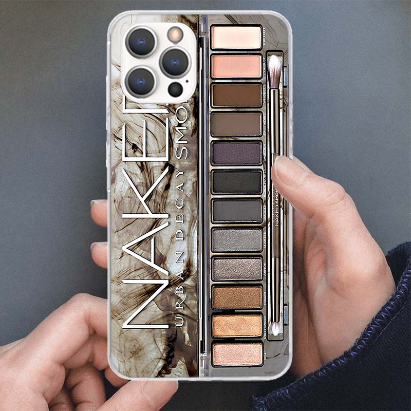 Glam Makeup Eye Shadow Box Phone Case For Apple iPhone 16 15 14 13 12 11 Pro Max Mini XS XR X 7 Plus 8 + SE Soft Silicone Print