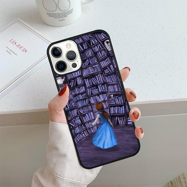 Library Book Phone Case For iPhone 17 Air 14 15 16 13 12 Cover For Apple iPhone 17 Air 14 15 16 Pro Max 6S Plus Coque