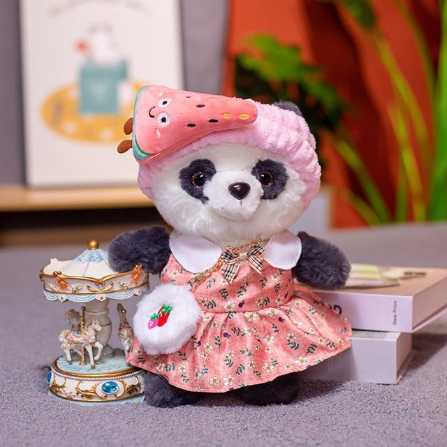 1pc 30cm Cute Lalafanfan Panda Plush Toys Lovely Bear With Dolls Stuffed Soft Animal Pillow Birthday Gift For Baby
