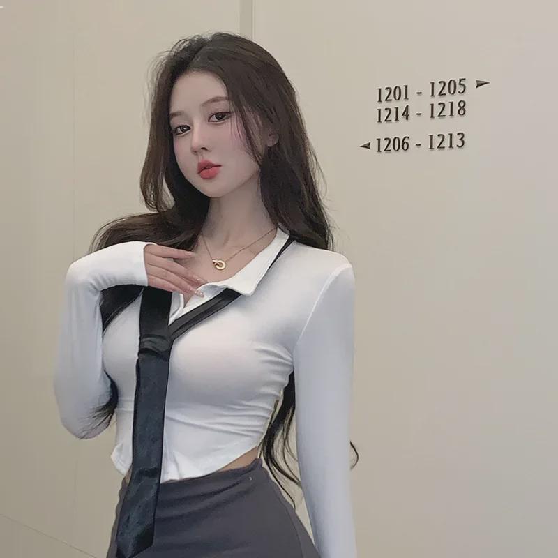 "Women's Slim Fit Polo Collar Jacket & Short Skirt Set"