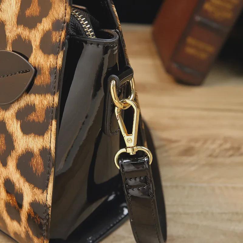 2025 Stylish Patent Leather Shoulder Bags for Women - Modern, Fashionable, Mid-Aged & Mom-Friendly Design