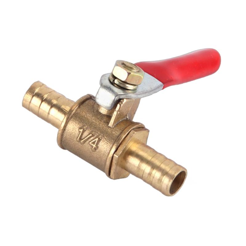 

6/8/10mm Fast Solution Brass Shut Off Valves Metal Valves Double Inner Thread Valves Quick Fixing for Gas Water