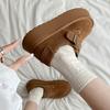 Fashion Fashionable Versatile Women Platform Thick Shoes 2025 Autumn Winter Female Casual Flat Shoes Round Toe Shallow Mouth Women Shoes