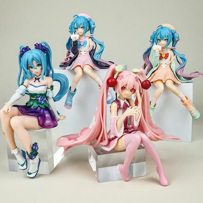 Anime Figur PVC Puppe Sammlung Sitzen Modell Decor Spielzeug Geschenk