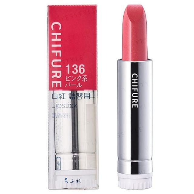 CHIFURE - Помада-рефил 136 Розовый жемчуг 1 pc
