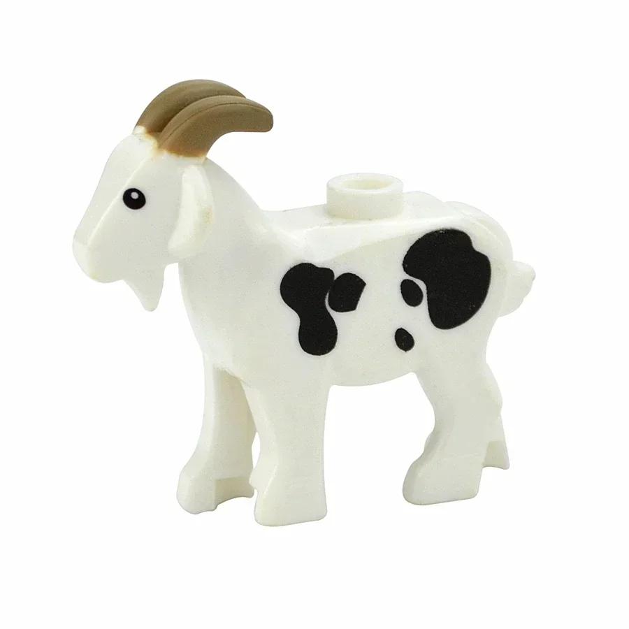 City Animal Building Block Figures Eagle Owl Goat Crocodile Dog Lion Cheetah Parrot DIY Farm Street View Accessories Bricks Gift